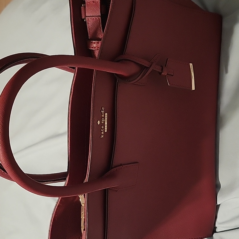 Kate Spade burgandy